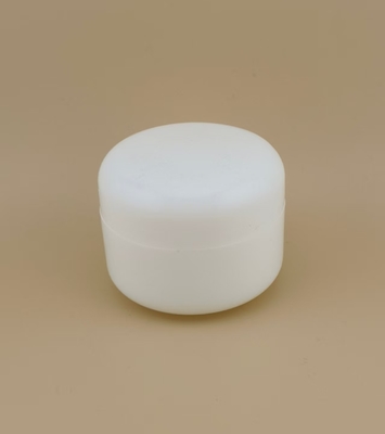 White Certified Female Skincare Plastic Cream Jar With Screw Lid