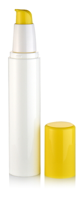 Good Quality Colorful PP Round Skincare Container Pump Airless Bottle