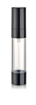Skincare Packaging As Airless Vacuum Plastic Cosmetic Container Lotion Screw Cap Pump Bottle