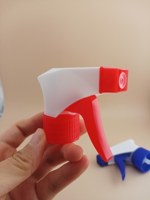 Trigger Sprayer Cosmetic 28mm 28/400 28/410 Ribbed Blue White Portable Hand Pump Plastic Heavy Duty Cleaning