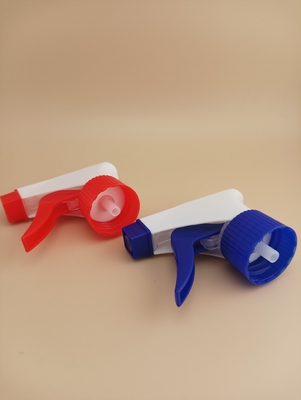 Trigger Sprayer Cosmetic 28mm 28/400 28/410 Ribbed Blue White Portable Hand Pump Plastic Heavy Duty Cleaning