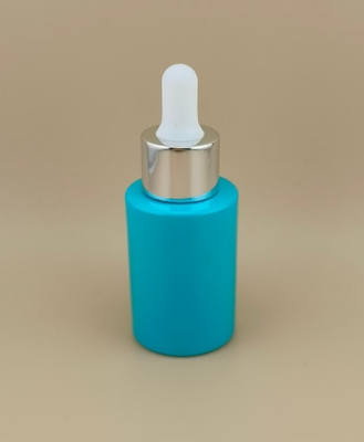 New Design Cyan Smooth Round Dropper Bottle K-GBL30 for Essence