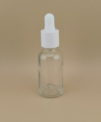 Glass Customized Dropper Bottle for Skincare Delicate Design Clear and Smooth