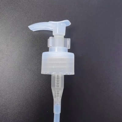 Green Custom PP Material Lotion Dispenser Pump with Clip Lock for Liquid Soap Skin Care Lotion