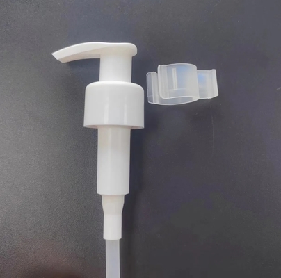 Green Custom PP Material Lotion Dispenser Pump with Clip Lock for Liquid Soap Skin Care Lotion