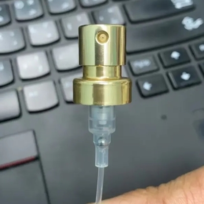 Fine Mist Perfume Pump Sprayer 0.10cc Aluminum Silver