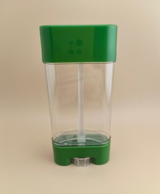 Clear Smooth Lip Balm Packaging with Green Lid 2315 for Lipsticks