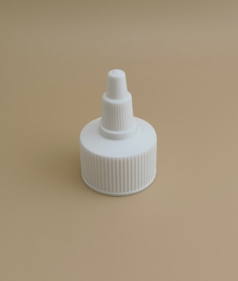 White Plastic Ribbed Jelly Cap for Paint Bottles