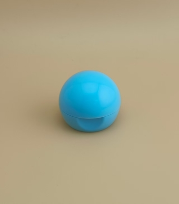 Sky Blue Plastic Smooth Spherical Lid for Cosmetic Bottles