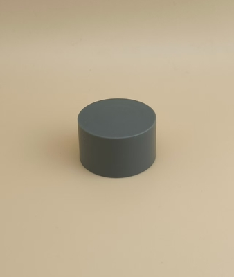 Grey Plastic Smooth Matte Cap for Cosmetic Bottles