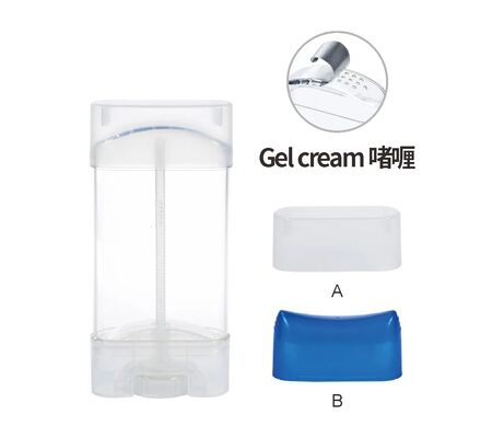 Easy to Carry Body Deodorant Stick for Women Twist up Deodorant Tube 15ml Food Grade Plastic Stick Deodorant Container