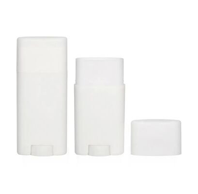 Empty White Stick Eco Deodorant Stick Solid Deodorant Container Refillable Deodorant Stick