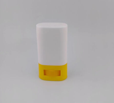 Plastic Empty Cosmetic Oval Twist Tube Stick Container