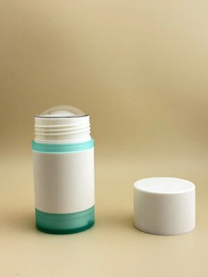 Plastic Customizable Deodorant Stick Container Cosmetic Round Twist up Tubes Packaging for Deodorant Stick