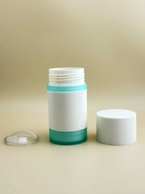 Plastic Customizable Deodorant Stick Container Cosmetic Round Twist up Tubes Packaging for Deodorant Stick