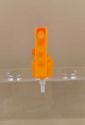 Orange Plastic Mini Trigger Sprayer for Hairdressing