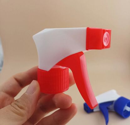 Cosmetic 28mm 28/400 28/410 Ribbed Blue White Portable Hand Pump Plastic Heavy Duty Cleaning Trigger Sprayer