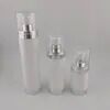 Luxury Refillable 30ml Around Spray Plastic Cosmetic Serum Lotion Acrylic Airless Pump Bottle