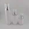 Luxury Refillable 30ml Around Spray Plastic Cosmetic Serum Lotion Acrylic Airless Pump Bottle