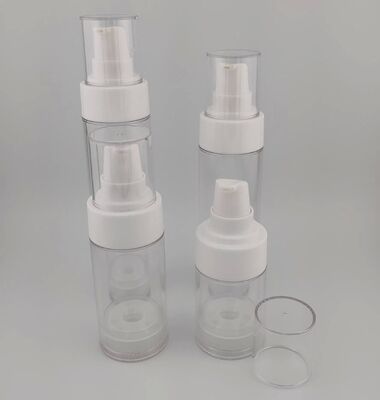 Pink Lotion Pump Portable Empty Airless Bottle for Cosmetic