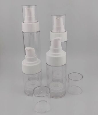 Pink Lotion Pump Portable Empty Airless Bottle for Cosmetic