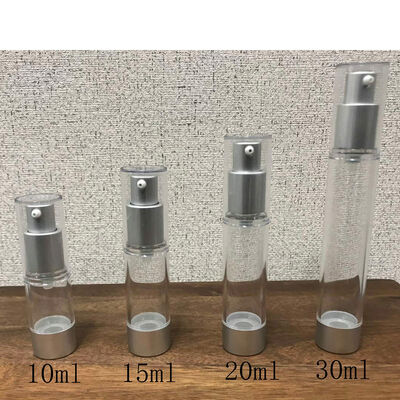 Airless Pump Bottle Custom Plastic Cosmetic Bottle Set with Soft-Touch Finish