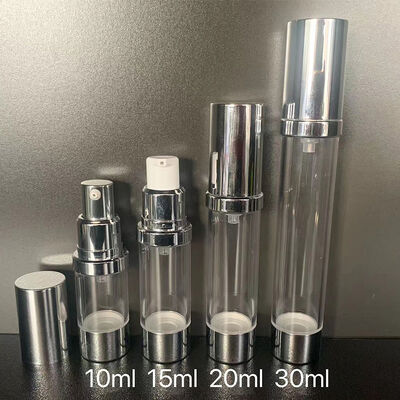 Airless Pump Bottle Custom Plastic Cosmetic Bottle Set with Soft-Touch Finish