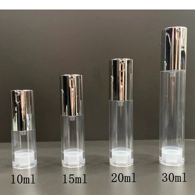 Airless Pump Bottle Custom Plastic Cosmetic Bottle Set with Soft-Touch Finish