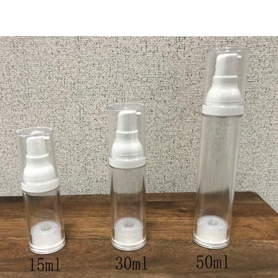 Empty Plastic Lotion Airless Face Serum Pump Bottle for Skincare Packaging Airless 50ml