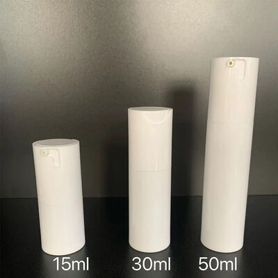 Cosmetic Airless Pump Bottle 15ml 30ml 50ml Twist up Plastic Cosmetic Airless Pump Bottle