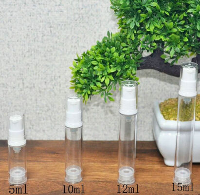 Matte Finish Colored Green Plastic Airless Pump Bottle Cylinder 15ml 30ml 50ml Cream Jar for Serum
