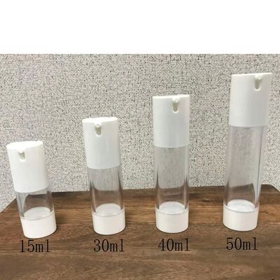 Airless Pump Bottle Custom Empty Cosmetic Plastic New Design Airless Bottle