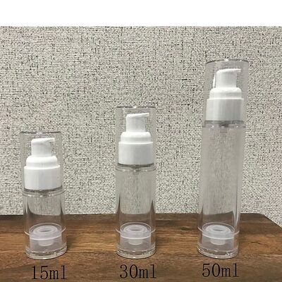 5ml 10ml 15ml White Pink Blue Black Airless Lotion Pump PP Bottle Airless Cosmetic Travel Luxury Airless Bottle