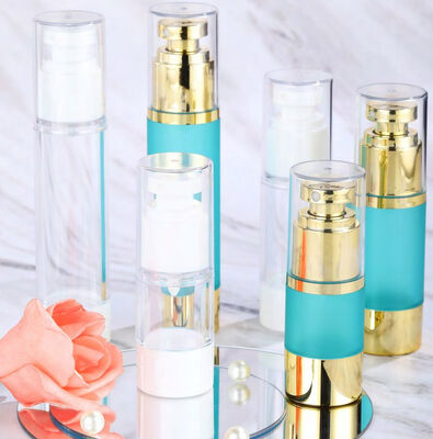 Empty 15ml 30ml Airless Pump Bottles for Lotion Skincare with Pump Sprayer