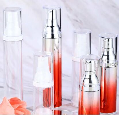 Customized Color PP Cosmetic Airless Lotion Pump Vacuum Bottle