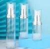 30ml 50ml Shiny White PP Airless Bottle with Lotion Pump