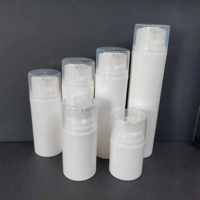 Empty 30ml Mini Transparent Vacuum ABS Plastic Lotion Bottle with White Airless Pump Cap