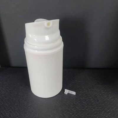 Empty 30ml Mini Transparent Vacuum ABS Plastic Lotion Bottle with White Airless Pump Cap