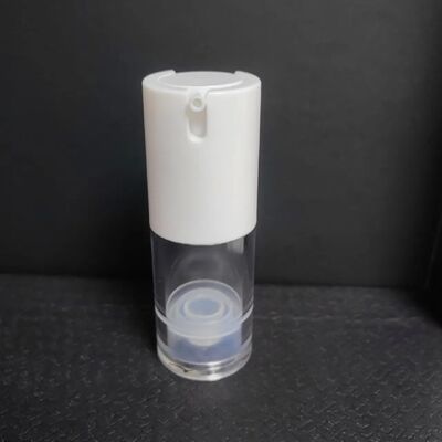 Cosmetic Packaging 30ml Airless Pump Bottle White Plastic Bottle Lotion Pump PP Bottle