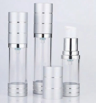 Plastic PP Empty Cosmetic Airless Pump Lotion Serum Bottle K25-1 10ml 15ml