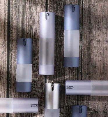 Plastic PP Empty Cosmetic Airless Pump Lotion Serum Bottle K25-1 10ml 15ml