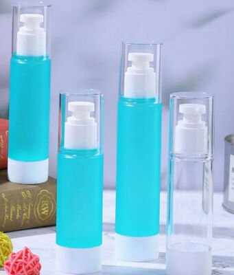 Plastic PP Empty Cosmetic Airless Pump Lotion Serum Bottle K25-1 10ml 15ml