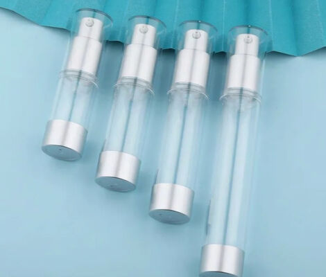 Plastic PP Empty Cosmetic Airless Pump Lotion Serum Bottle K26-4 10ml 15ml 20ml 30ml