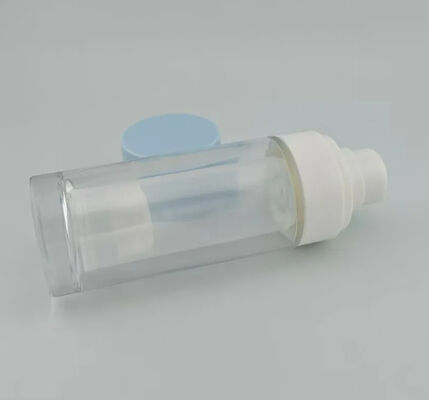 Glass Airless Lotion Pump Bottle Serum Dispenser 15ml 30ml 50ml