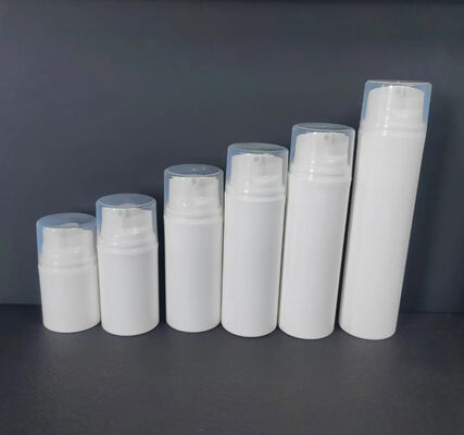 Round Glass Bottle with Lotion Pump Spray Cream Glass Cosmetic Bottle with Pump