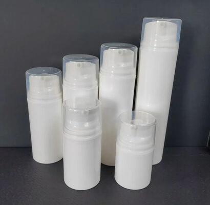 Round Glass Bottle with Lotion Pump Spray Cream Glass Cosmetic Bottle with Pump