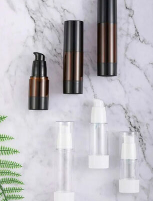 Cosmetic Plastic Vacuum Airless Bottle for Skincare Cream Serum Lotion
