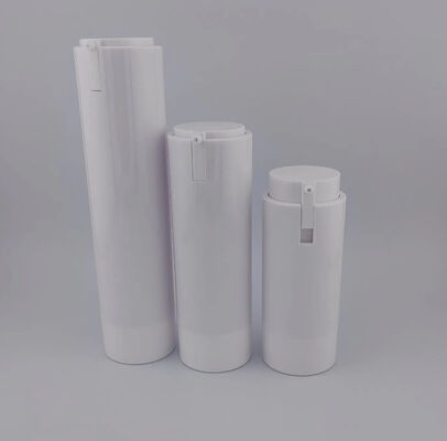 White Portable Airless Pump Bottle and Travel Convenience for Face Care