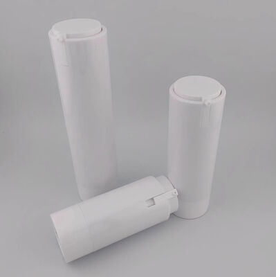 White Portable Airless Pump Bottle and Travel Convenience for Face Care