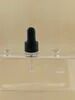 Black Rubber Glass Tube Bamboo Cover Dropper for Essential Oil Bottle